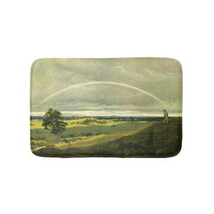 Tapis De Bain Paysage avec arc-en-ciel (par Caspar David Friedri