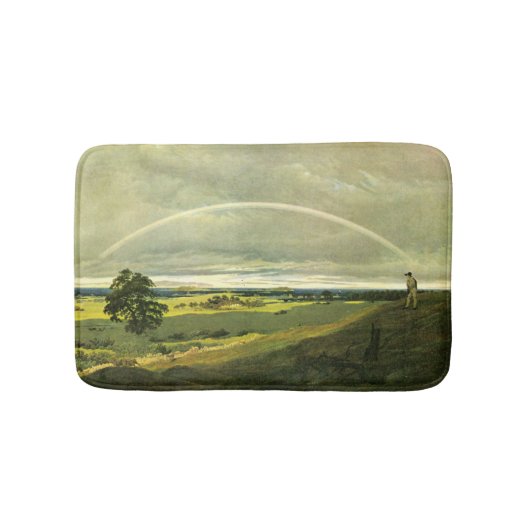 Tapis De Bain Paysage avec arc-en-ciel (par Caspar David Friedri (Devant)