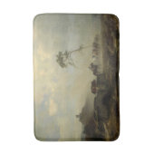 Tapis De Bain Paysage avec ruines du château et cavaliers (Devant (Vertical))