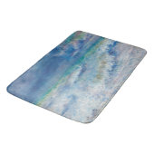 Tapis De Bain Paysage bleu de Renoir Impressionniste Peinture (Angle)