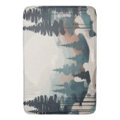 Tapis De Bain Paysage de la forêt de Boho (devant Vertical)