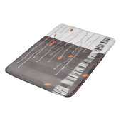 Tapis De Bain Paysage d'hiver Peinture d'arbre (Angle)