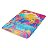 Tapis De Bain Paysage du lever du soleil (Angle)