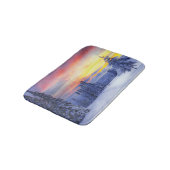 Tapis De Bain Paysage hivernal (Angle)