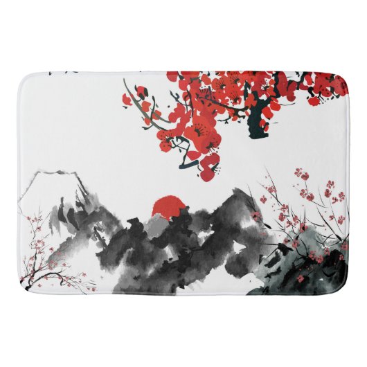 Tapis De Bain Paysage japonais Bath Mat (Devant)