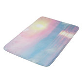 Tapis De Bain Paysage magique au coucher du soleil rose (Angle)