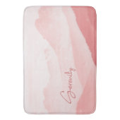 Tapis De Bain Paysage romantique rose sérénité (devant Vertical)