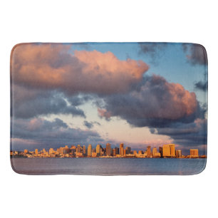 Tapis De Bain Paysage urbain de la baie de San Diego