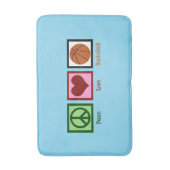Tapis De Bain Peace Love Basket (Devant (Vertical))