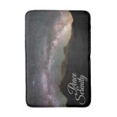Tapis De Bain Peace & Serenity Mountain Night Sky (Devant (Vertical))