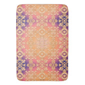 Tapis De Bain Peach Sunset Royal Damask (devant Vertical)
