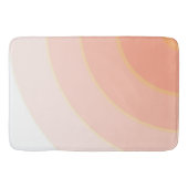 Tapis de bain Peach Swirls (Devant)