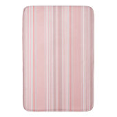 Tapis De Bain Peach Taupe Moderne Stripe Bain Mat (devant Vertical)