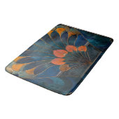 Tapis De Bain Peacock Art Déco Abstrait (Angle)