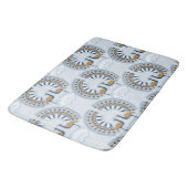 Tapis De Bain Peacock Art déco rétro (Angle)