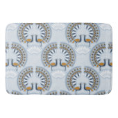 Tapis De Bain Peacock Art déco rétro (Devant)