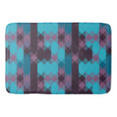 Tapis De Bain peacock blue, purple, topaz blue and thunder (Devant)