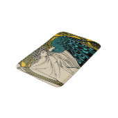Tapis De Bain Peacock Fine Art Bird Nouveau (Angle)
