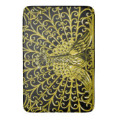 Tapis De Bain Peacock Gold Art Nouveau (devant Vertical)