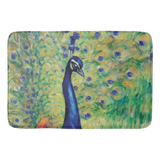 Tapis De Bain Peacock - Mat de bain, Tapis (Devant)