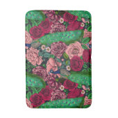 Tapis De Bain Peacocks dans le jardin rose 2 (Devant (Vertical))