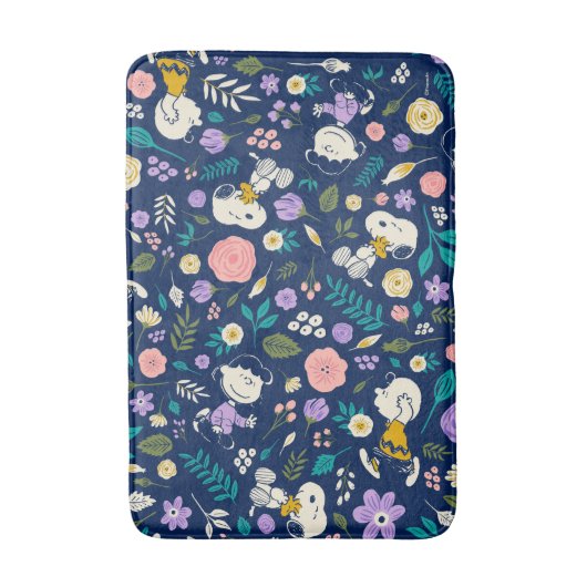 Tapis De Bain Peanuts In Bloom Pattern (Devant (Vertical))