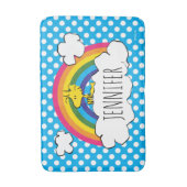 Tapis De Bain PEANUTS | Pois arc-en-ciel de Woodstock (Devant (Vertical))