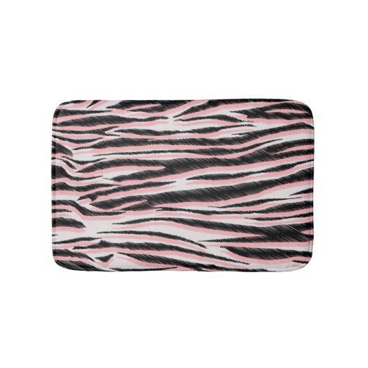 Tapis De Bain Peau animale Abstraite Impression sans joint (Devant)