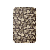 Tapis De Bain Peau d'animal avec des coeurs (Devant (Vertical))