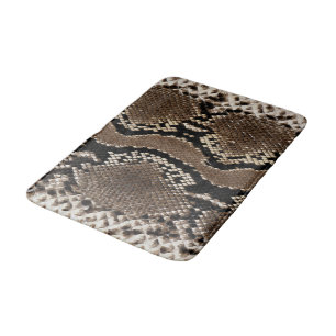 Tapis De Bain Peau de serpent Python Faux Rock