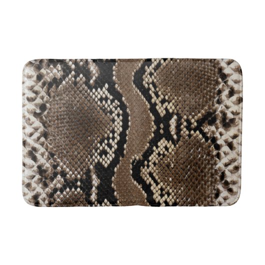 Tapis De Bain Peau de serpent Python Faux Rock (Devant)