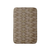 Tapis De Bain Peau de serpent stylisée (Devant (Vertical))