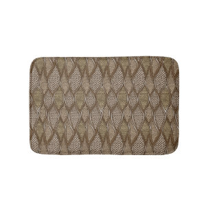 Tapis De Bain Peau de serpent stylisée