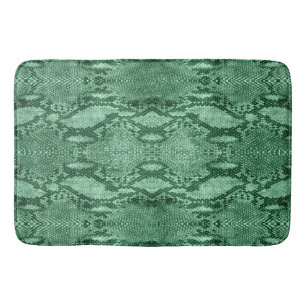 Tapis De Bain Peau de serpent vert clair