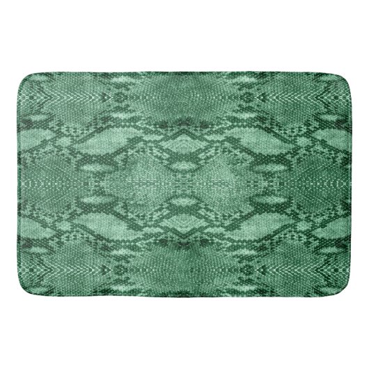 Tapis De Bain Peau de serpent vert clair (Devant)