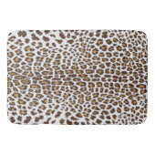 Tapis De Bain Peau léopard blanche (Devant)