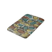 Tapis De Bain Peaux de serpent colorées : conception transparent (Angle)