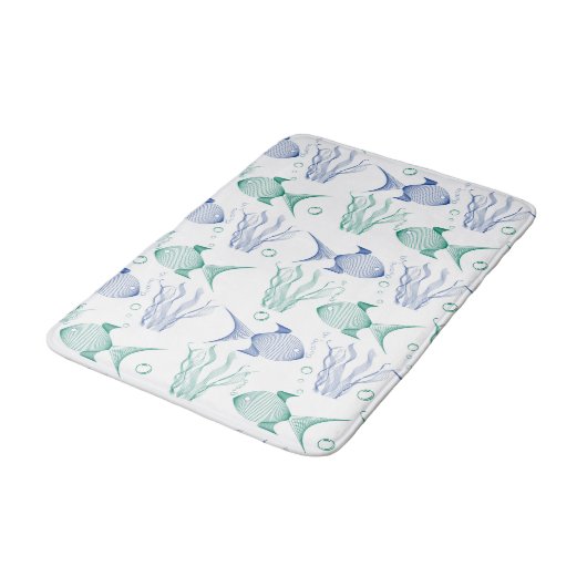 Tapis De Bain Peces y algas (Angle)