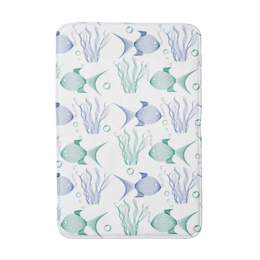Tapis De Bain Peces y algas (Devant (Vertical))