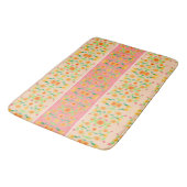 Tapis De Bain Pêche au corail et or (Angle)