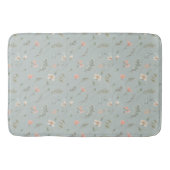 Tapis De Bain Pêche et Blue Dreamflowers Bain Mat (Devant)