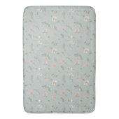 Tapis De Bain Pêche et Blue Dreamflowers Bain Mat (devant Vertical)