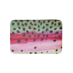 Tapis De Bain Pêcheur de truite arc-en-ciel