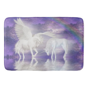Tapis De Bain Pegasus et licorne