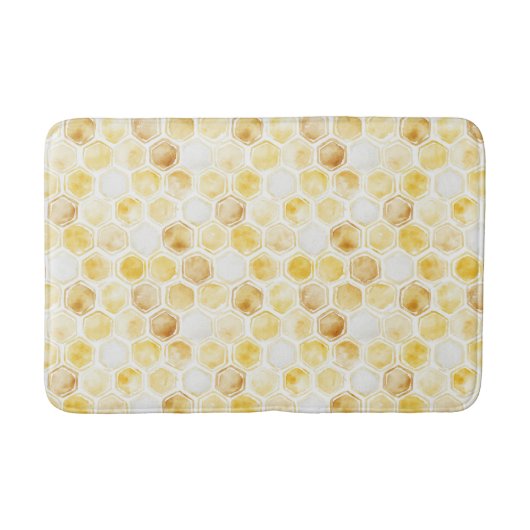Tapis De Bain Peigne jaune or (Devant)