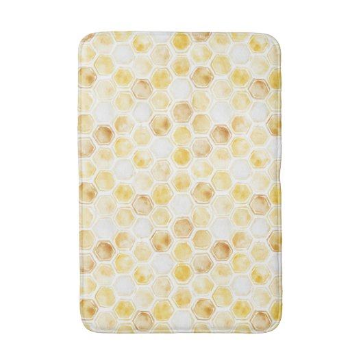 Tapis De Bain Peigne jaune or (Devant (Vertical))
