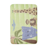 Tapis De Bain Peint à la main de mignons animaux Safari (Devant (Vertical))