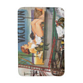 Tapis De Bain Peintres en tableau en hiver par Stevan Dohanos (Devant (Vertical))