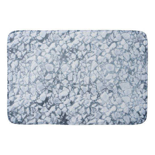 Tapis De Bain Peinture à l'huile Surface de Glace Fendillée (Sty (Devant)