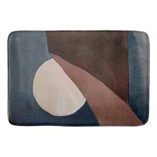 Tapis De Bain Peinture artistique abstraite d'aquarelle